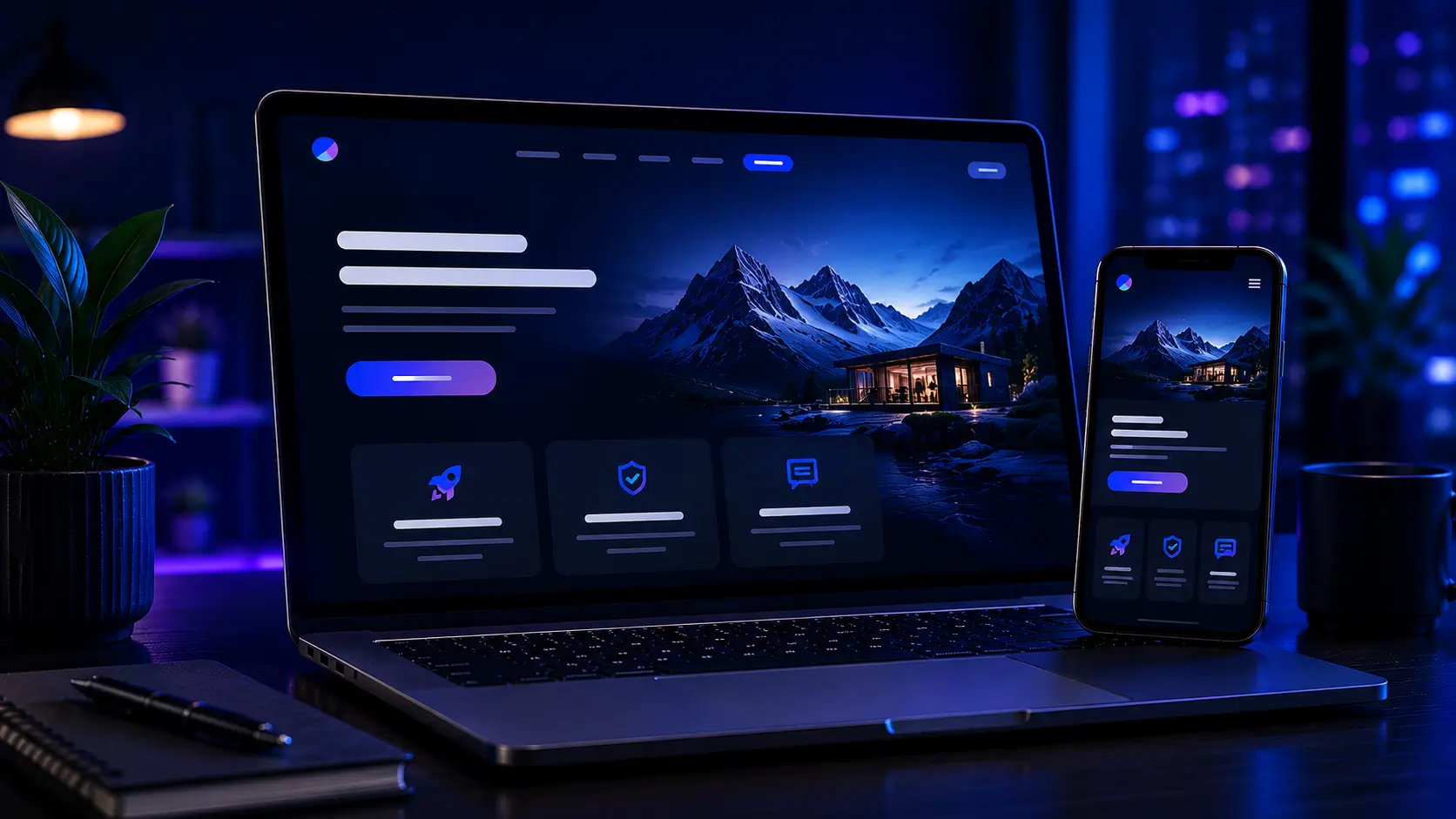 Starter website package – clean 5-page website for small businesses