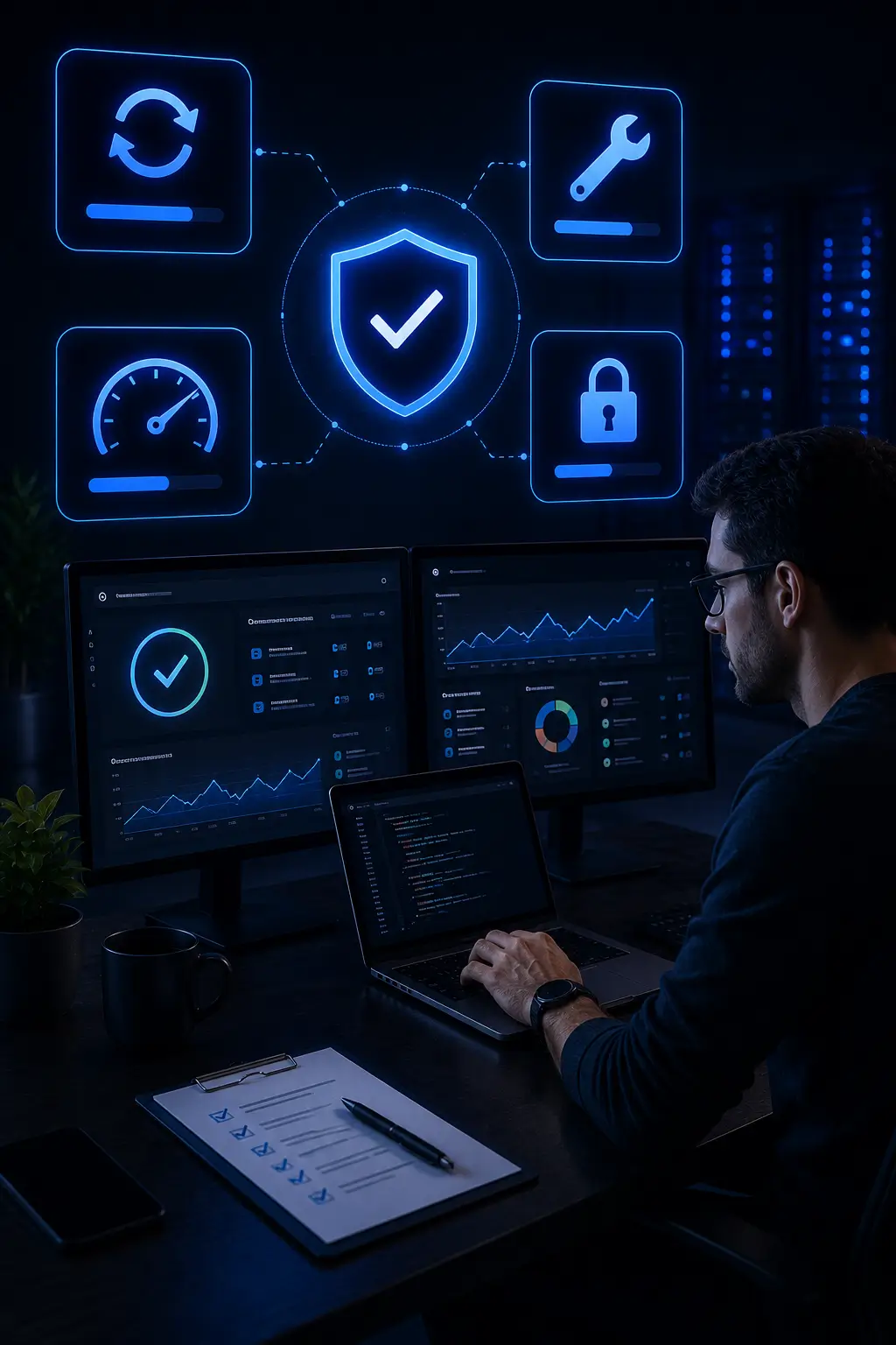 Support & Maintenance, keeping your website fast, secure, and always working