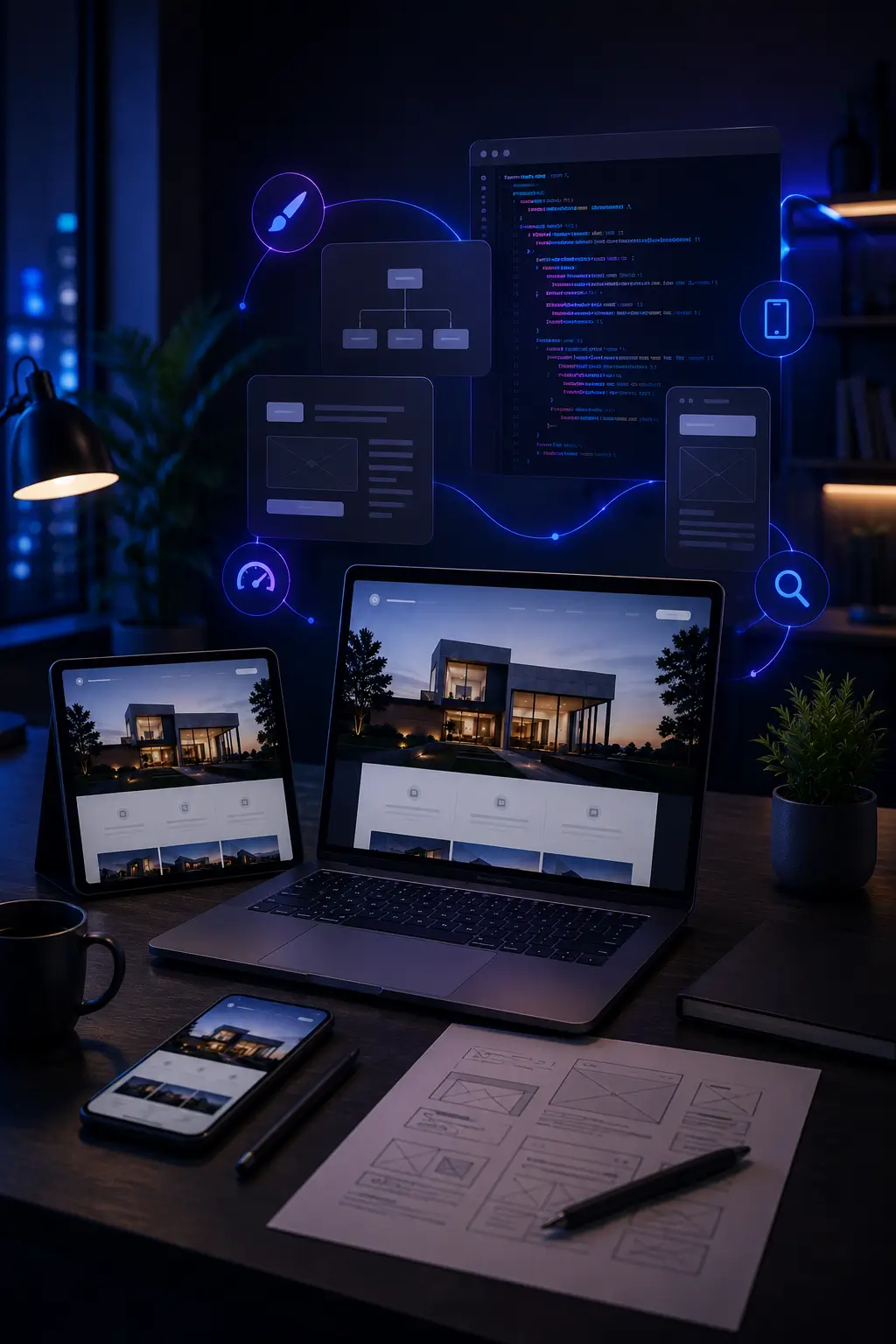 Website deliverables, design, build, SEO, and launch