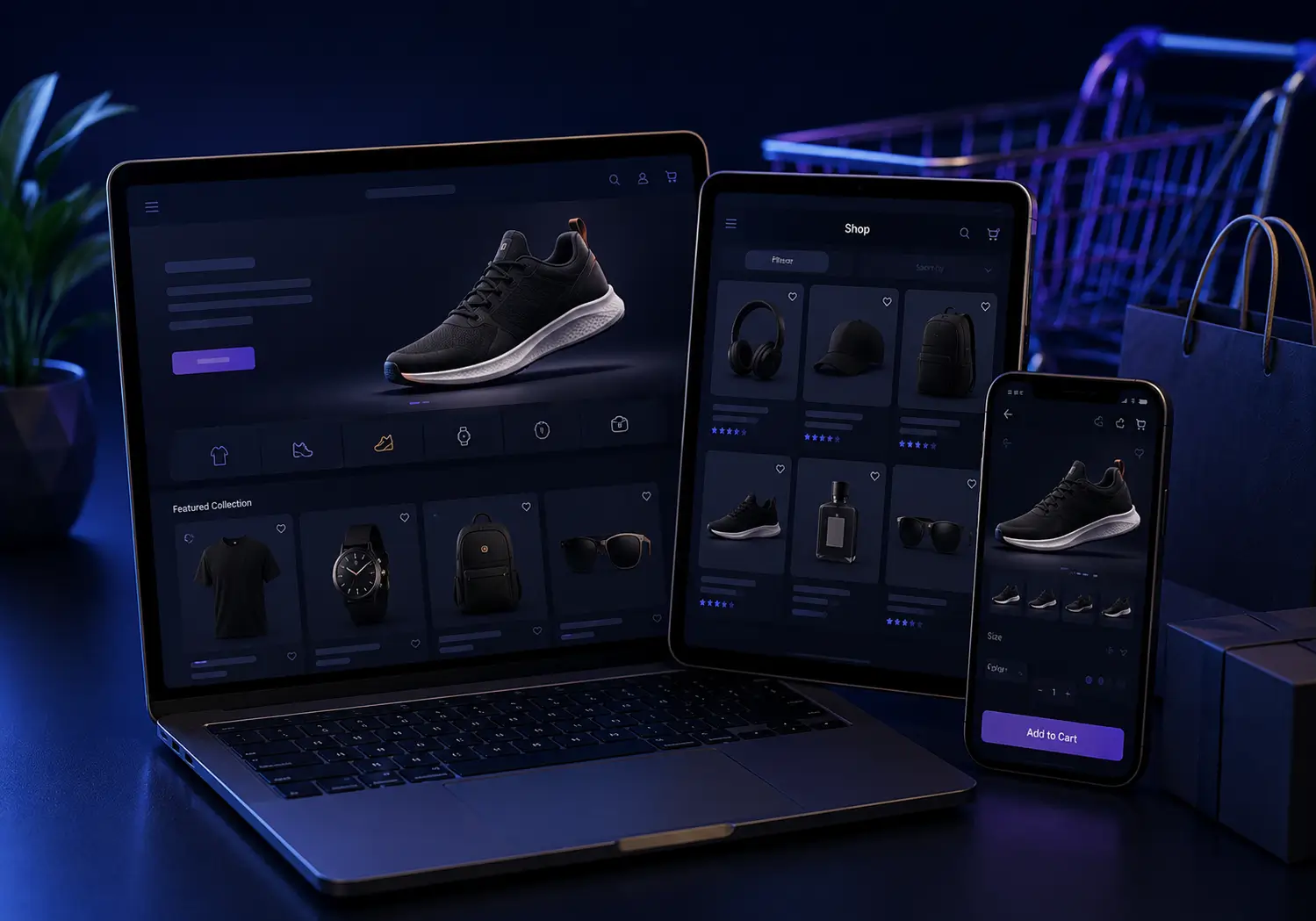 E-Commerce Stores, Online store checkout that turns browsers into buyers