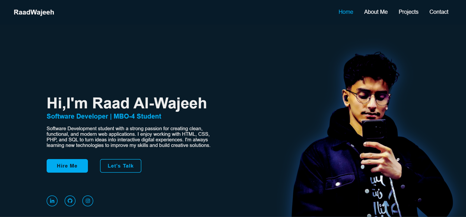 Portfolio Screenshot